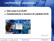 La nuova versione di LabWare ELN nei laboratori QA/QC e