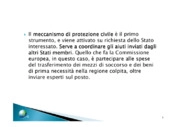 La problematica relativa agli eventi sismici. Il pensiero europeo