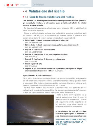 La protezione dai fulmini di impianti petrolchimici eseguita in conformit alla Norma CEI EN 62305