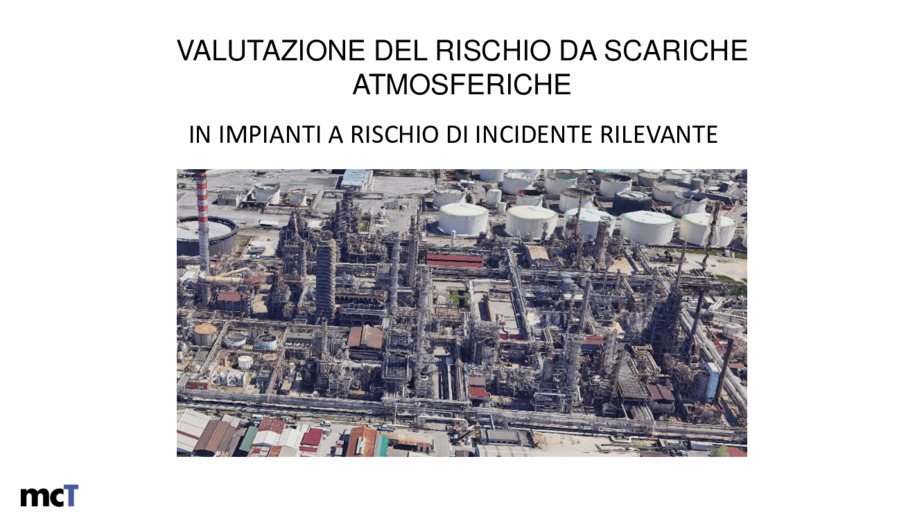 La protezione dai fulmini di impianti petrolchimici eseguita in conformit alla Norma CEI EN 62305