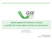La qualifica SEU: le regole applicative del GSE e il portale informatico