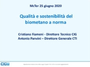 La qualità del biometano: il ruolo della normazione tecnica