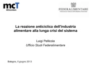 La reazione anticiclica dell