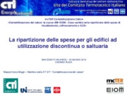 Massimiliano Magri - CTI - Comitato Termotecnico Italiano Energia e Ambiente