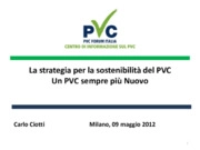 La strategia per la sostenibilità del PVC - Un PVC sempre più nuovo