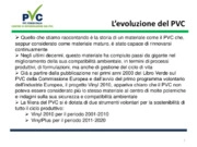 La strategia per la sostenibilità del PVC - Un PVC