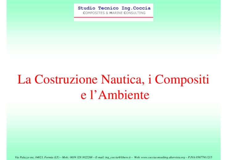 L'abbattimento delle emissioni inquinanti attraverso l'impiego di tecnologie sostenibili di produzione