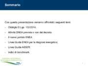 Le diagnosi energetiche settoriali