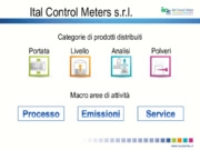 Le misure di portata dei fluidi di servizio e misura