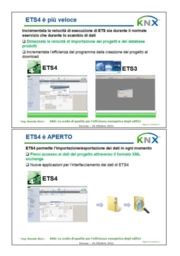 Le novità del software di configurazione ETS4 
 