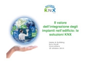 Le opportunità del sistema KNX
 