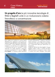 Le più innovative tecnologie di Rittal e Beghelli unite in un rivoluzionario sistema fotovoltaico a concentrazione