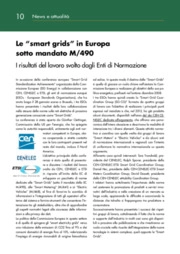 Le “smart grids” in Europa sotto mandato M/490 - I risultati del lavoro svolto dagli Enti di Normazione