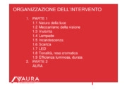 Le sorgenti luminose: ottimizzazione, risparmio energetico e lunga durata