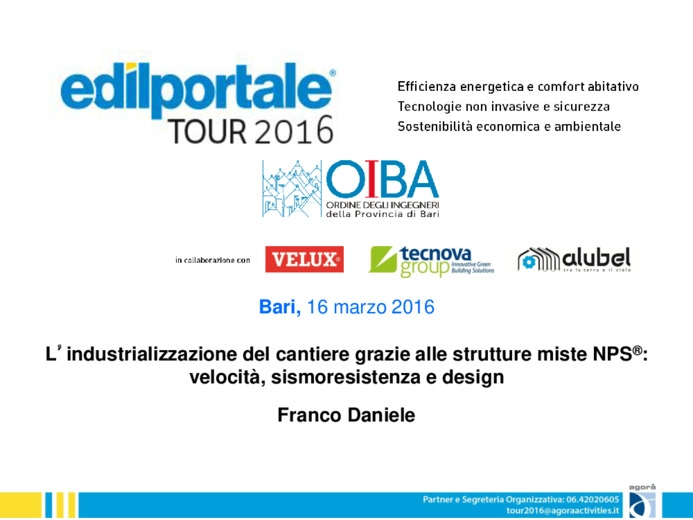 L'industrializzazione del cantiere grazie alle strutture miste NPS: velocit, sismoresistenza e design