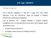 Linee guida settoriali per le diagnosi nell