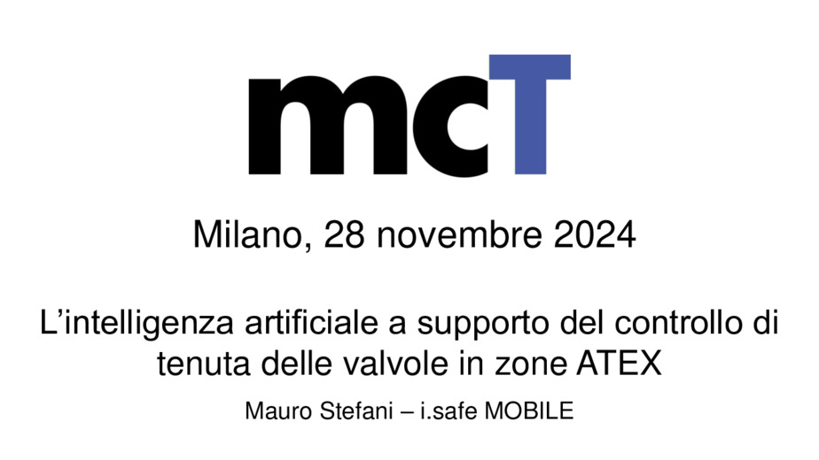 L'intelligenza artificiale a supporto del controllo di tenuta delle valvole in zone ATEX