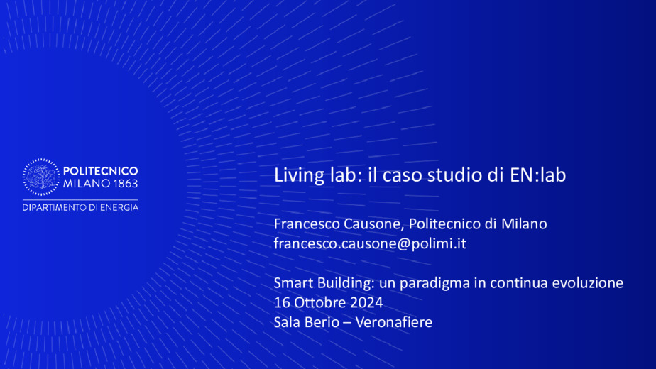 Living lab: il caso studio di EN:lab