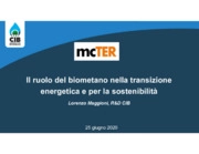ll ruolo del biometano nella transizione energetica e per la sostenibilità