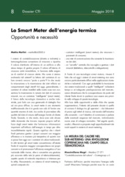 Lo Smart Meter dellenergia termica - Opportunit e necessit