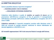 Lo stato di avanzamento della UNI 10200 e le attività