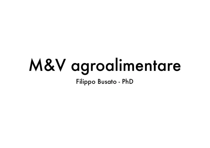 M&V agroalimentare