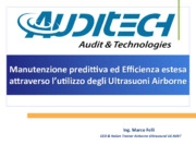 Manutenzione predittiva ed efficienza estesa attraverso l’utilizzo degli ultrasuoni Airborne
