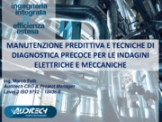 Manutenzioni predittiva e tecniche di diagnostica precoce per le indagini