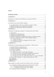 Metodici numerici e sperimentali per la valutazione del fabbisogno energetico