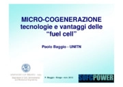 Micro-cogenerazione tecnologie e vantaggi delle fuel cell