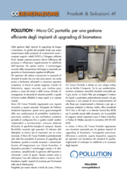 Acido Solfidrico H2S, Analisi e monitoraggio COV, Biogas, Biometano, Idrogeno, Tecnologie di upgrading, VOC