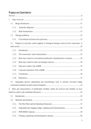 Microbial ecology of novel bioprocesses for biogas recovery and short-cut