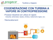 Microturbine a vapore e ORC per l’efficienza energetica nei processi