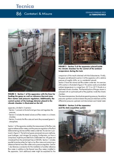 Experimental verification of the temperature effect on ultrasonic volume and flow meters processing air, methane, and hydrogen