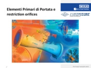 Misure di portata flussimetri a pressione a differenziale: elementi primari