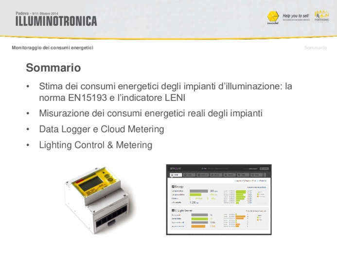 Monitoraggio dei consumi energetici