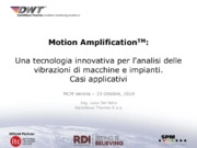 Motion Amplification: una tecnologia innovativa per l