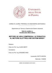 Mattia Bedin - Department of Industrial Engineering, University of Padova