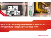 netSCADA: tecnologia webserver al servizio di infrastrutture e dispositivi Modbus