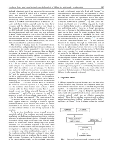 Nonlinear flutter wind tunnel test and numerical analysis of folding