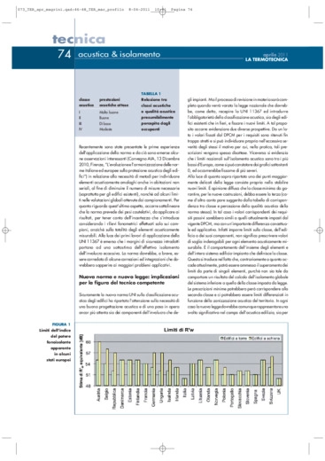 Nuove norme nel campo dell'acustica edilizia