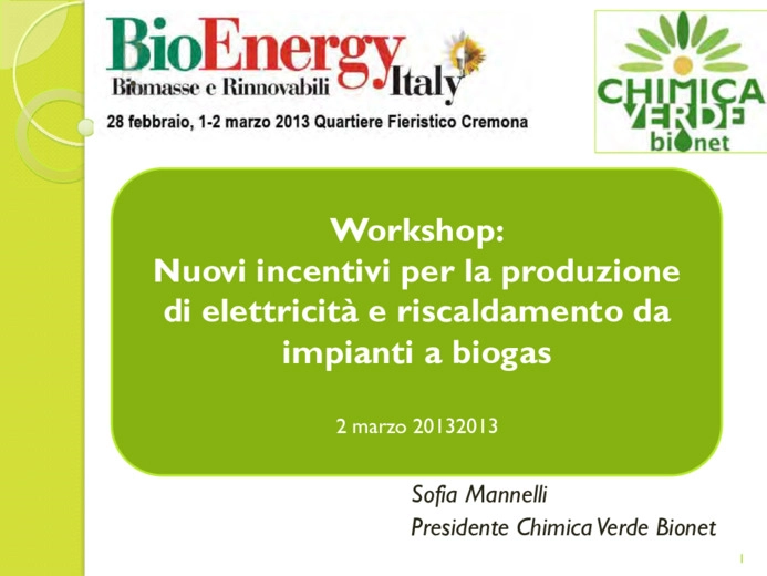 Nuovi incentivi per la produzione di elettricità e riscaldamento da