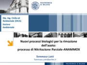 Nuovi processi biologici per la rimozione dell