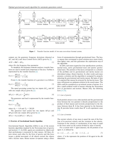 Optimal gravitational search algorithm for automatic generation control of interconnected power systems