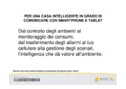 Per una casa Intelligente in grado di comunicare con Smartphone