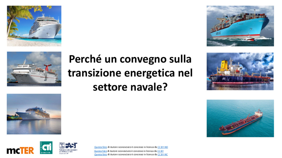 Perch un convegno sulla transizione energetica nel settore navale?