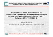 Pianificazione di manutenzioni su attrezzature a pressione attraverso metodologie basate