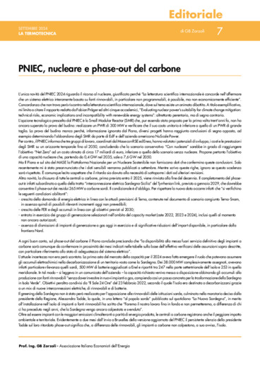 PNIEC, nucleare e phase-out del carbone