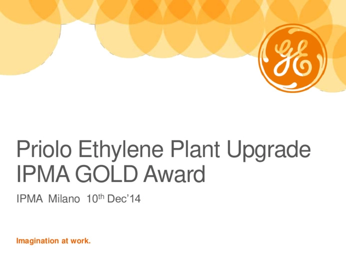 Priolo ethylene plant upgrade