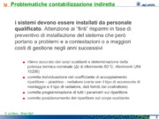 Problematiche della contabilizzazione indiretta